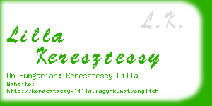 lilla keresztessy business card